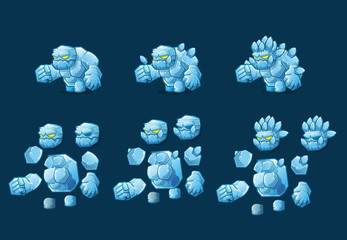 Mini Character stone ice monster kit © Saiful