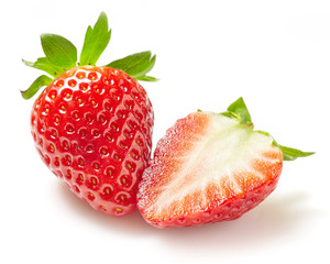 fresh raw strawberries