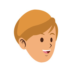 woman face cartoon icon over white background. colorful design. vector illustration