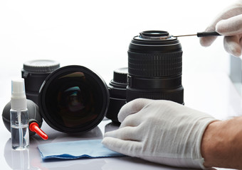 Maintenance of photography lens