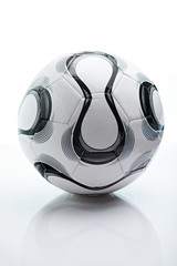 Football ball on white background