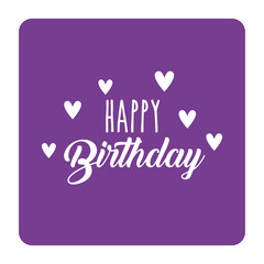 happy birthday card. colorful design. vector illustration