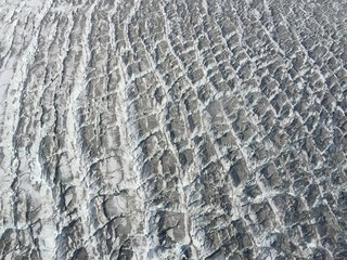 aerial glacier photo