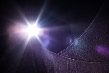 Aperture from inside of camera