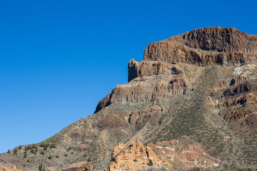 Fototapeta premium mountain landscape, clear blue sky