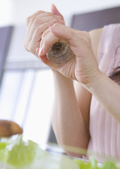 Woman cooking