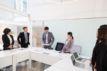 Start up business in meeting room.