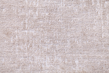 Naklejka na ściany i meble White background of soft, fleecy cloth. Texture of textile closeup
