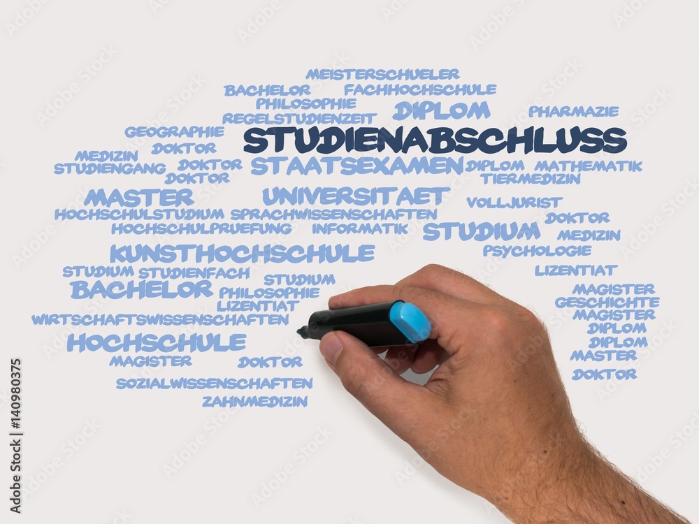 Wall mural Studienabschluss