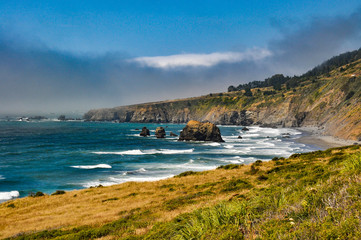 Pacific Coast along CA Highway 1