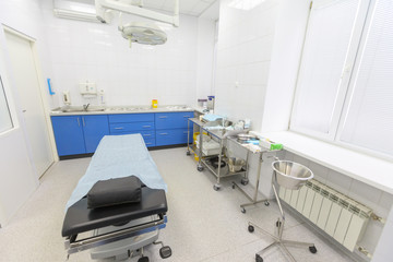 Interior view of operating room