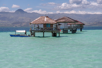 Beautiful beach Sand Bar at Dumaguete, Philippines