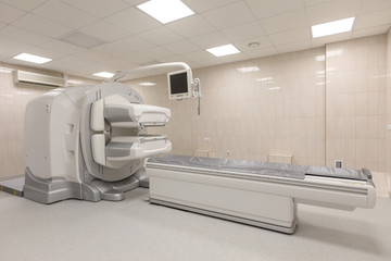 A sophisticated MRI Scanner at hospital.