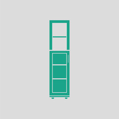 Narrow cabinet icon