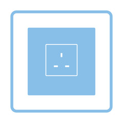 Great britain electrical socket icon