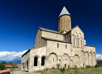 Fototapeta premium Alaverdi Monastery in the Alazani valley. Kakheti region. Georgia