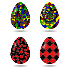 Colored Easter eggs