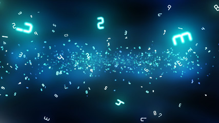 デジタルテキストパーティクル