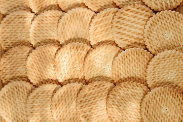 delicious cookies close-up as background