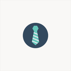 tie icon flat design