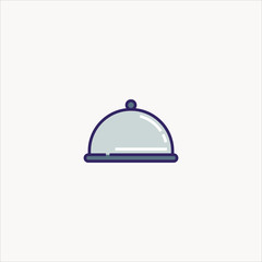 tray icon flat design