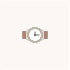 watch icon flat design