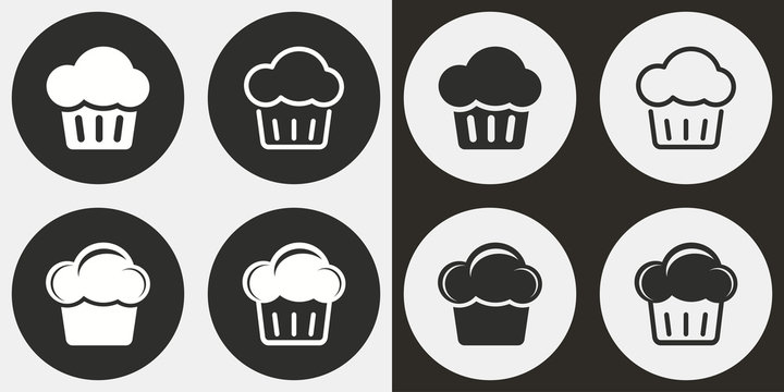 Cake icon set.