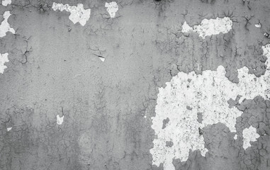 Textured color paint on metal background