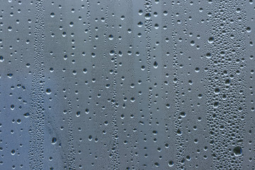 water droplets on glass