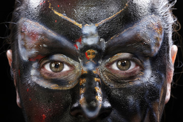 body art - butterfly Totenkopf