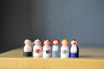 Wedding Cupcake Topper People