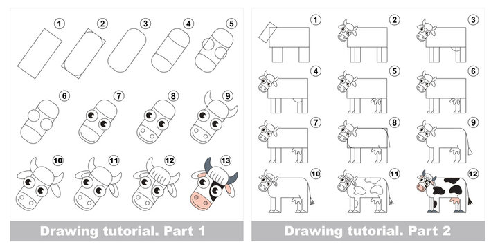 Drawing tutorial for kids.