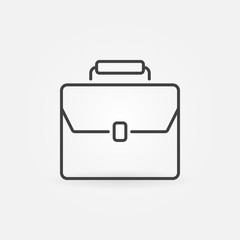 Briefcase line icon
