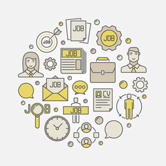 Employment and job illustration