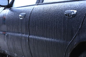 iced car