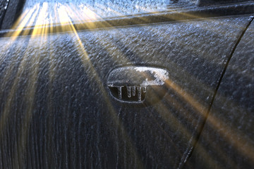 iced car