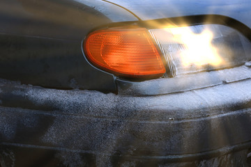 iced car