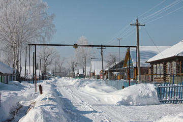 Early spring in the village