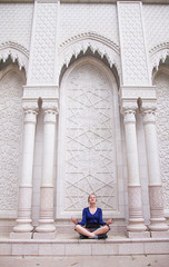 Young woman meditating
