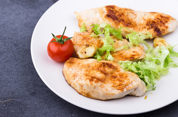 Grilled turkey breast