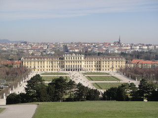 Fototapeta na wymiar Panorama a Vienna