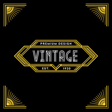 Art Deco Badge