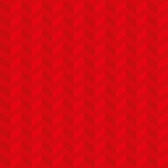 Red Isometric Chevron Pattern. Neutral Seamless Herringbone Wallpaper Background. - 141013166