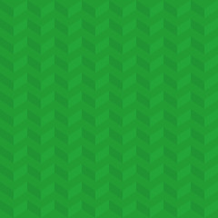 Green Isometric Chevron Pattern. Neutral Seamless Herringbone Wallpaper Background. - 141013168