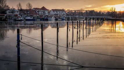 Sonnenuntergang am Greifswalder Bodden