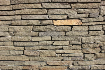 a wall made of stone Pustoshka