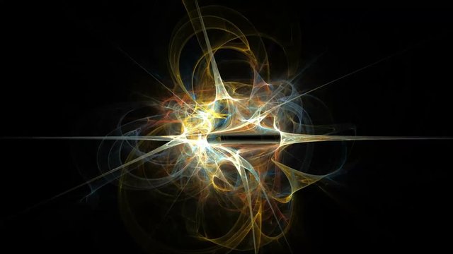 Abstract swirl fractal motion video 
