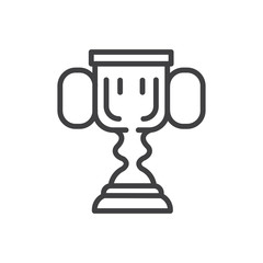 Cup American Football icon line style