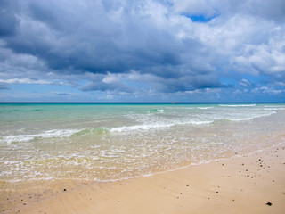 Fototapeta na wymiar Fuerteventura Island beach