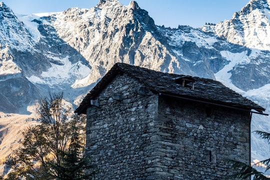 Rock house in the mountain